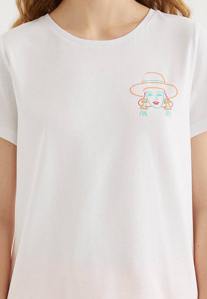 COLOURFUL HAT TEE - T-Shirt - Westmark London EU(TR) Store Organik Pamuklu Sürdürülebilir Moda