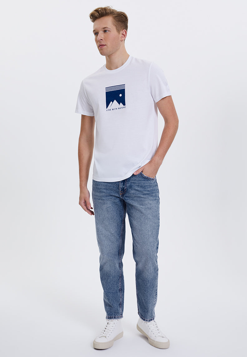 WMLINE LIVE TEE in White- T-Shirt - Westmark London EU(TR) Store Organik Pamuklu Sürdürülebilir Moda