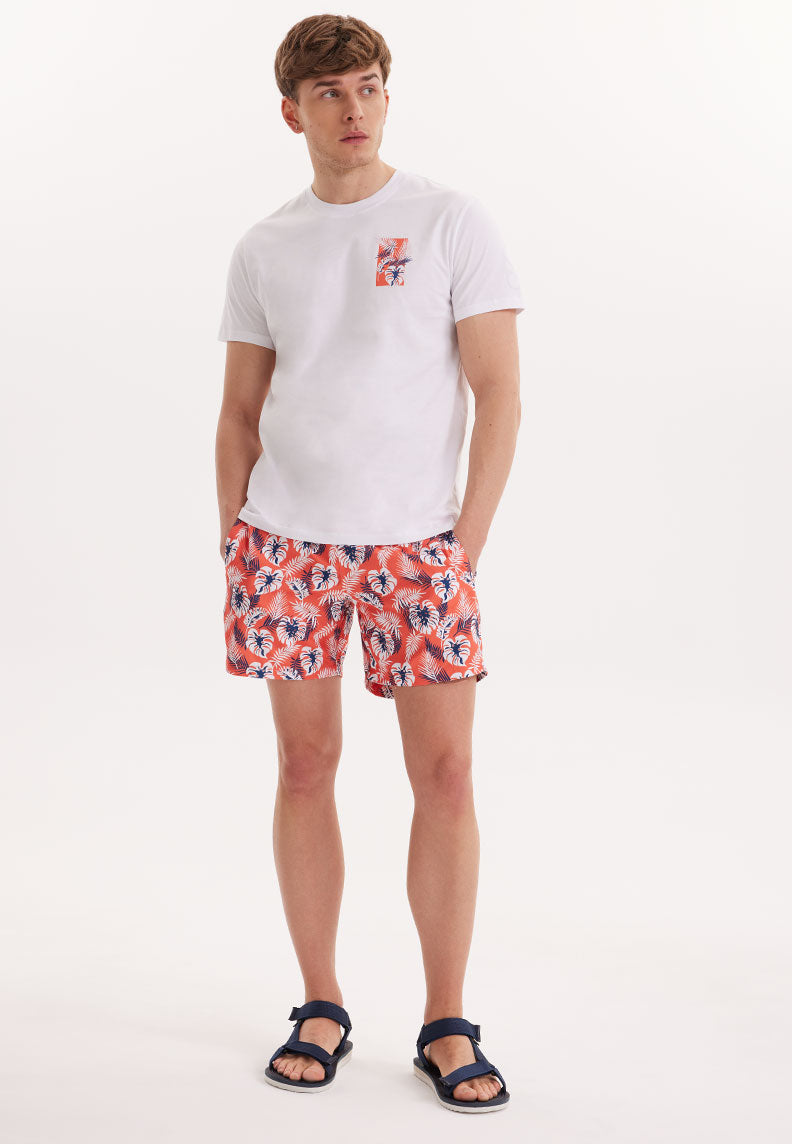 WMCHEST PALM TEE in White - T-Shirt - Westmark London EU(TR) Store Organik Pamuklu Sürdürülebilir Moda