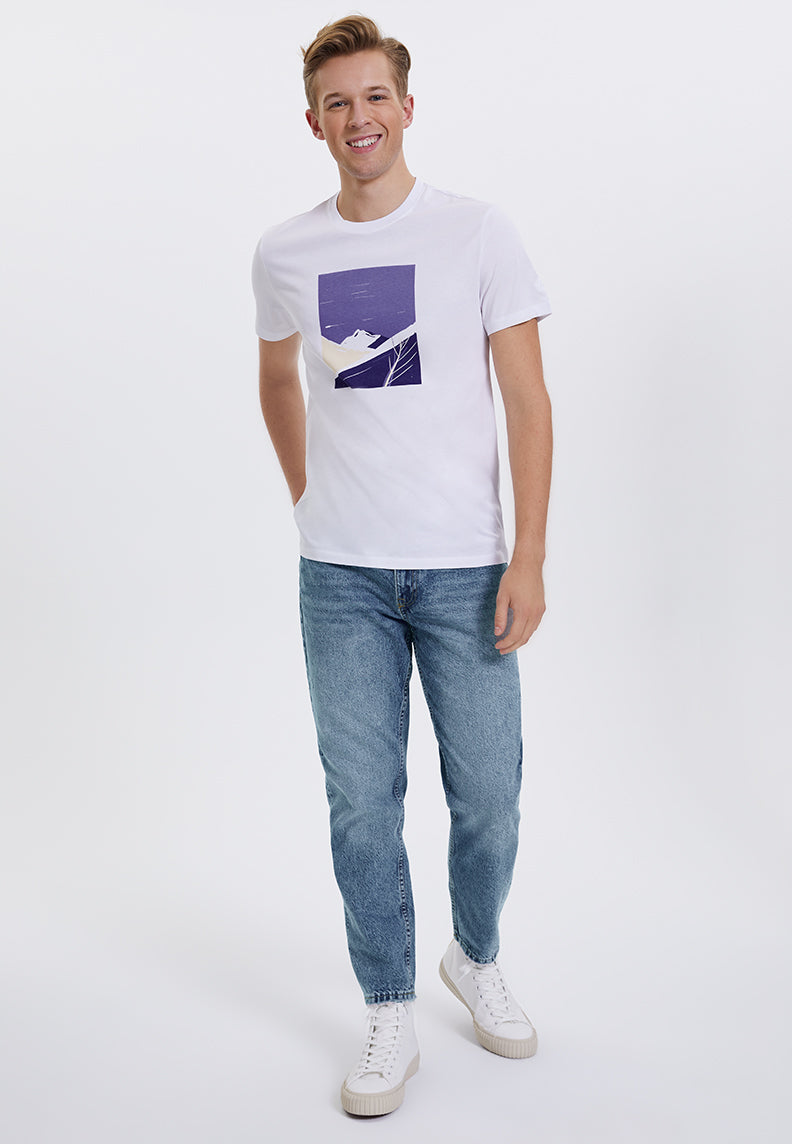 WMWINTER PATH TEE in White - T-Shirt - Westmark London EU(TR) Store Organik Pamuklu Sürdürülebilir Moda