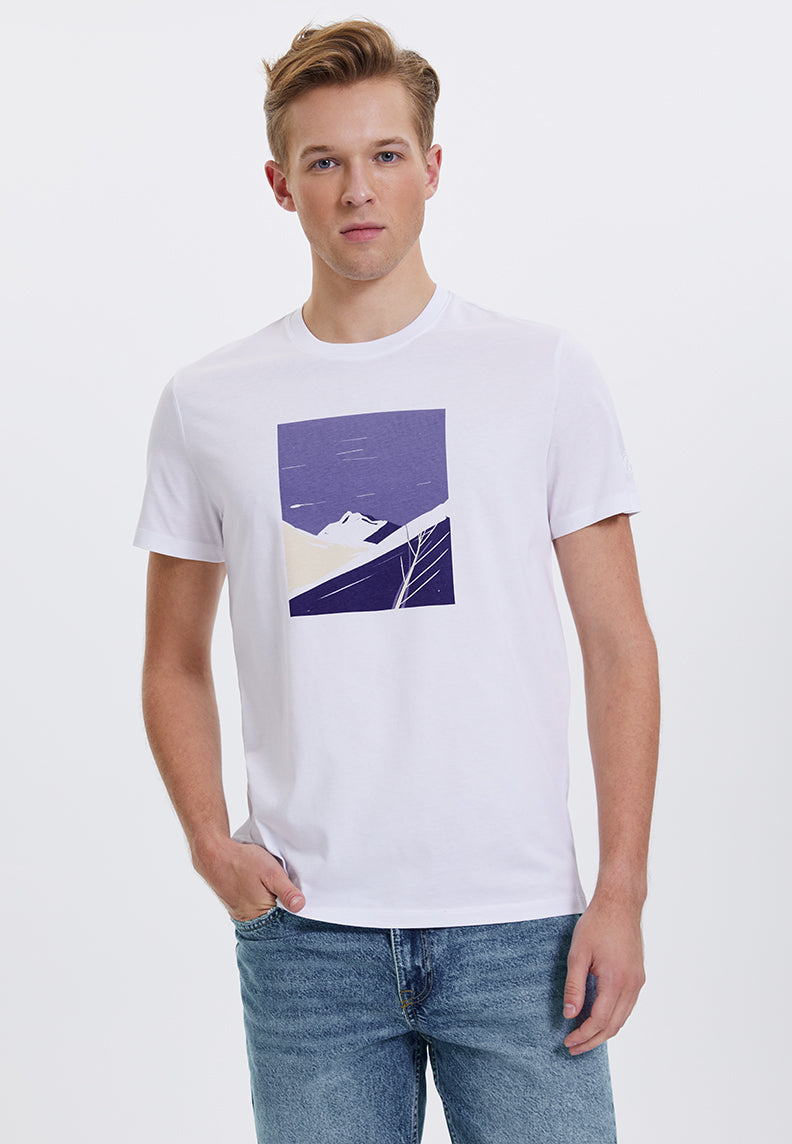 WMWINTER PATH TEE in White - T-Shirt - Westmark London EU(TR) Store Organik Pamuklu Sürdürülebilir Moda