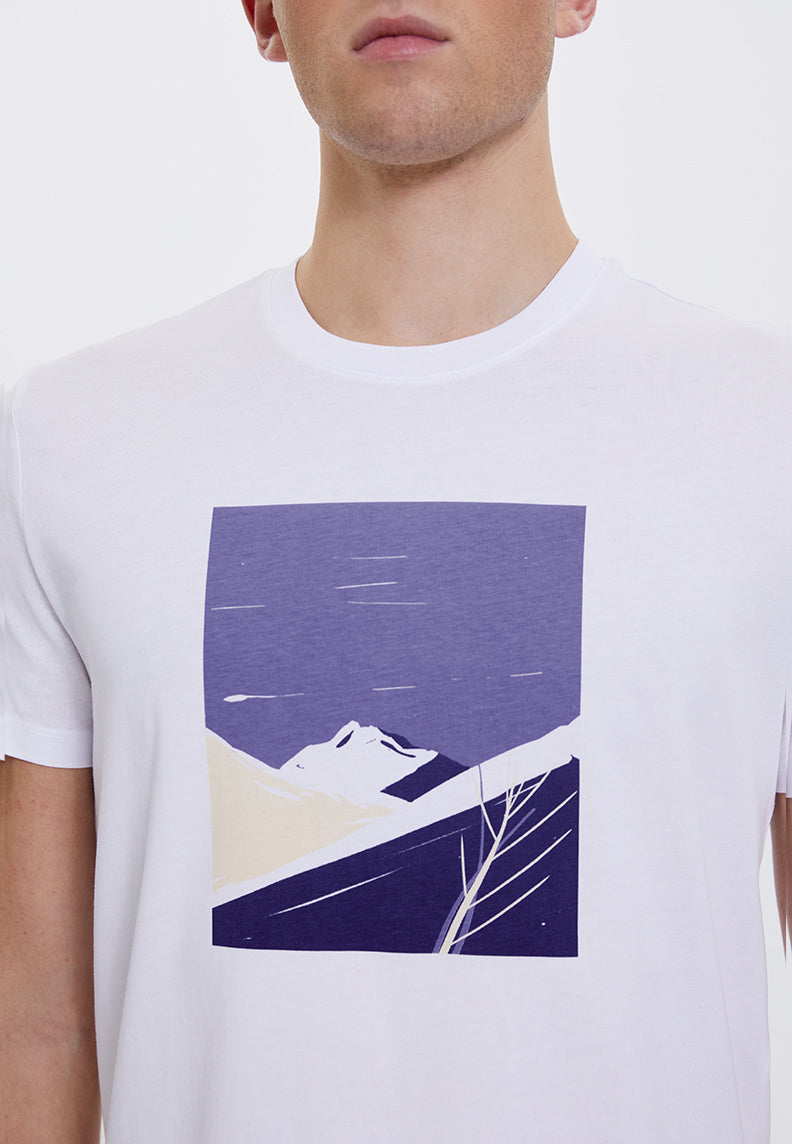 WMWINTER PATH TEE in White - T-Shirt - Westmark London EU(TR) Store Organik Pamuklu Sürdürülebilir Moda