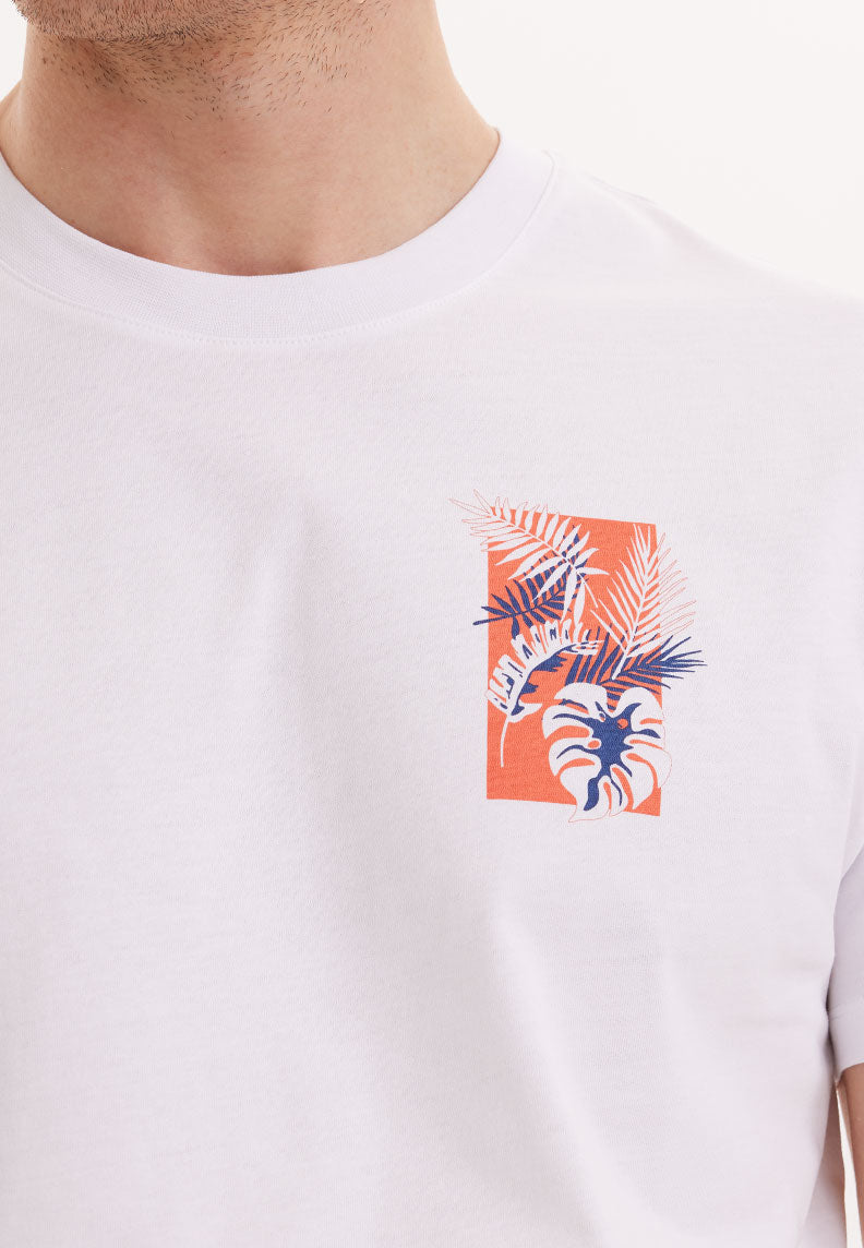 WMCHEST PALM TEE in White - T-Shirt - Westmark London EU(TR) Store Organik Pamuklu Sürdürülebilir Moda