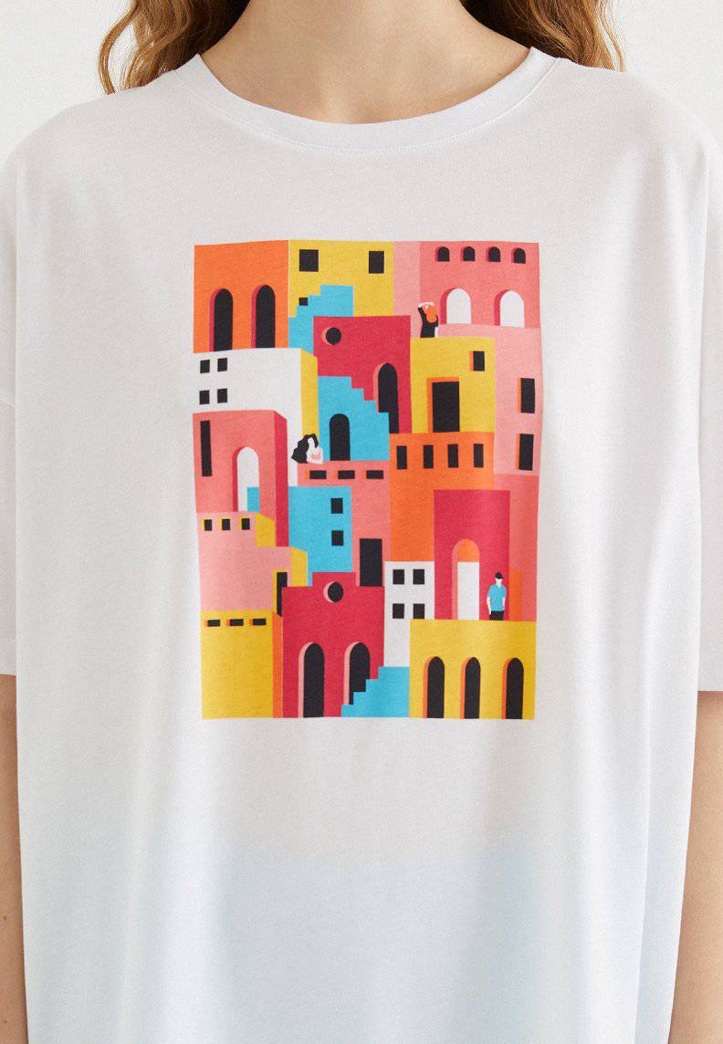 CITY OVERSIZE TEE - T-Shirt - Westmark London EU(TR) Store Organik Pamuklu Sürdürülebilir Moda