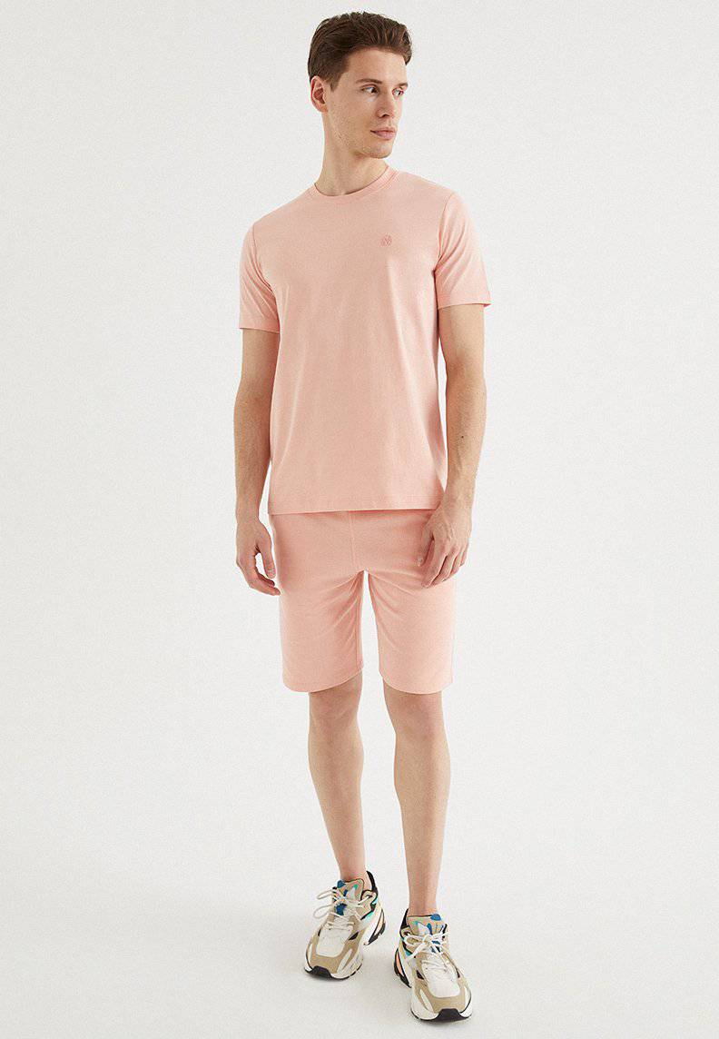 VITAL O-NECK TEE in Coral Cloud - T-Shirt - Westmark London EU(TR) Store Organik Pamuklu Sürdürülebilir Moda