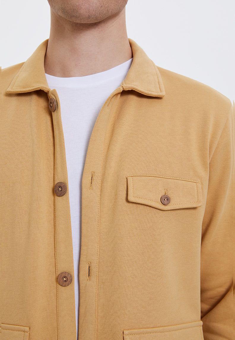 CORE OVERSHIRT in Iced Coffee - Overshirt - Westmark London EU(TR) Store Organik Pamuklu Sürdürülebilir Moda