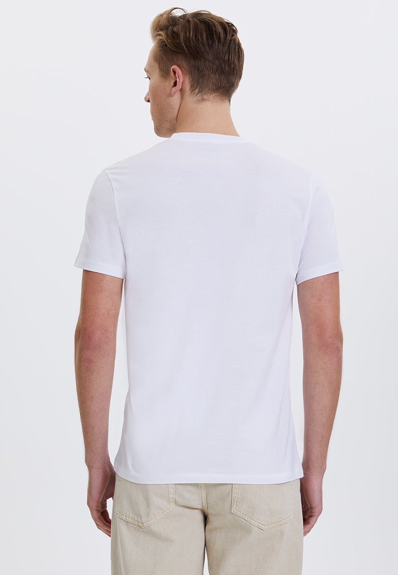 WMXMAS SANTA TEE in White - T-Shirt - Westmark London EU(TR) Store Organik Pamuklu Sürdürülebilir Moda