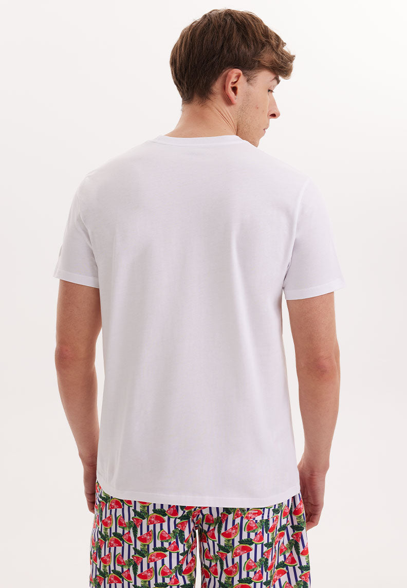 WMCOCKTAIL TEQUILA TEE in White - T-Shirt - Westmark London EU(TR) Store Organik Pamuklu Sürdürülebilir Moda
