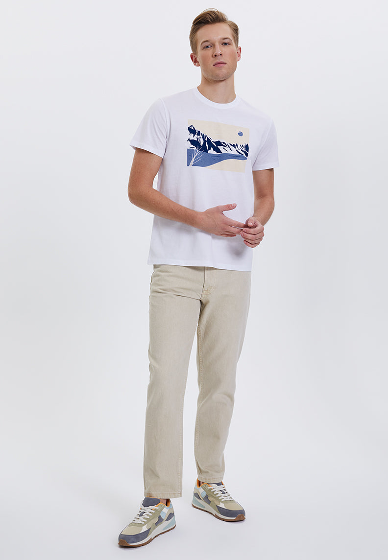 WMWINTER RIVER TEE in White - T-Shirt - Westmark London EU(TR) Store Organik Pamuklu Sürdürülebilir Moda