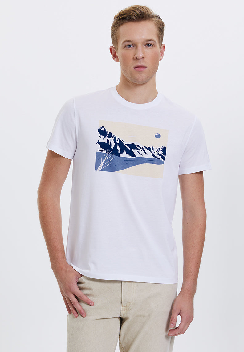 WMWINTER RIVER TEE in White - T-Shirt - Westmark London EU(TR) Store Organik Pamuklu Sürdürülebilir Moda