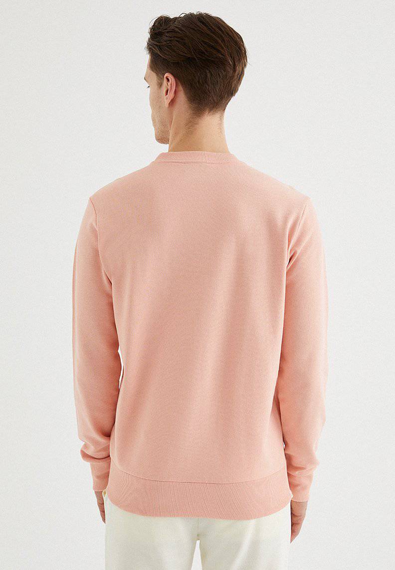 CORE O-NECK SWEAT in Coral Cloud - Sweatshirt - Westmark London EU(TR) Store Organik Pamuklu Sürdürülebilir Moda