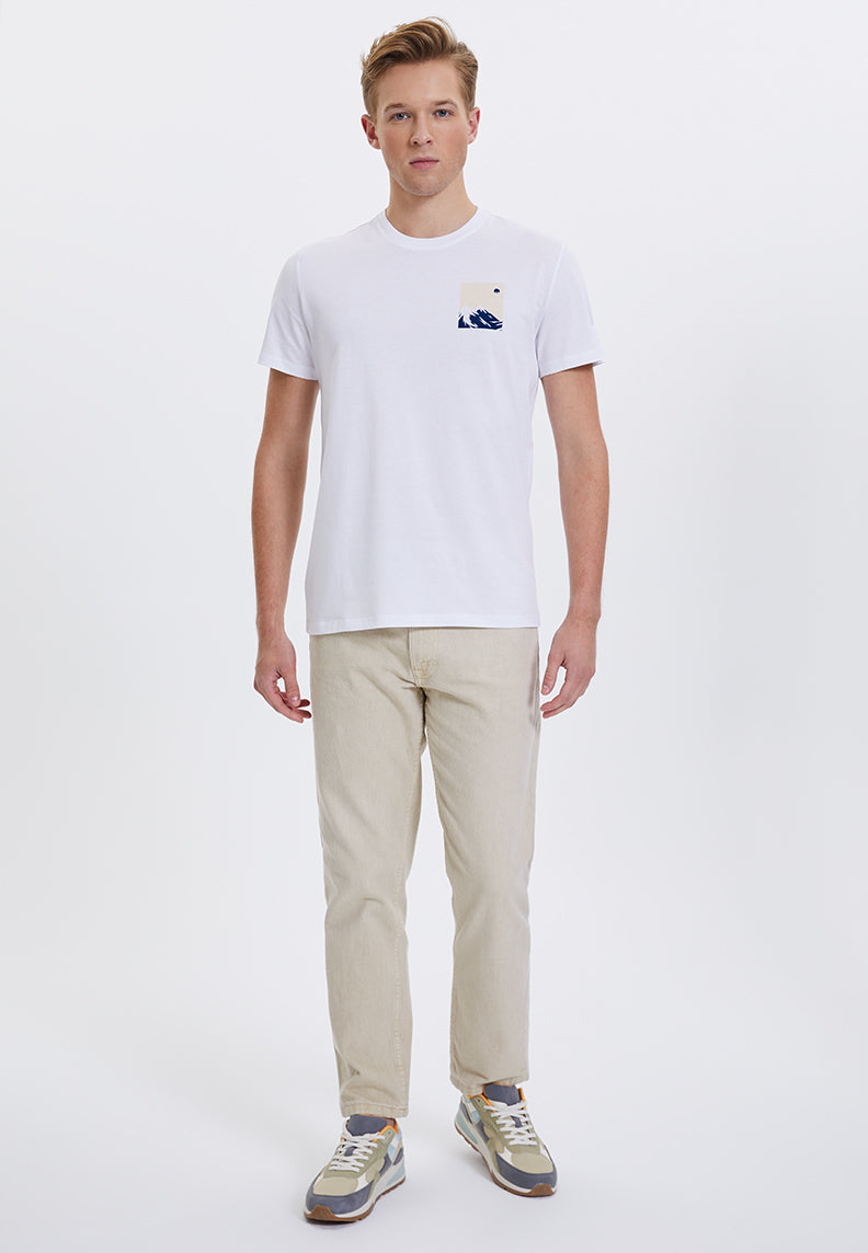 WMWINTER MOON TEE in White - T-Shirt - Westmark London EU(TR) Store Organik Pamuklu Sürdürülebilir Moda
