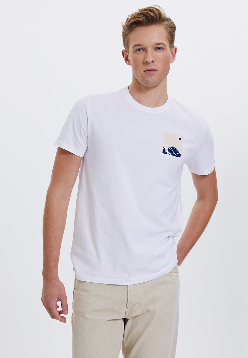 WMWINTER MOON TEE in White - T-Shirt - Westmark London EU(TR) Store Organik Pamuklu Sürdürülebilir Moda
