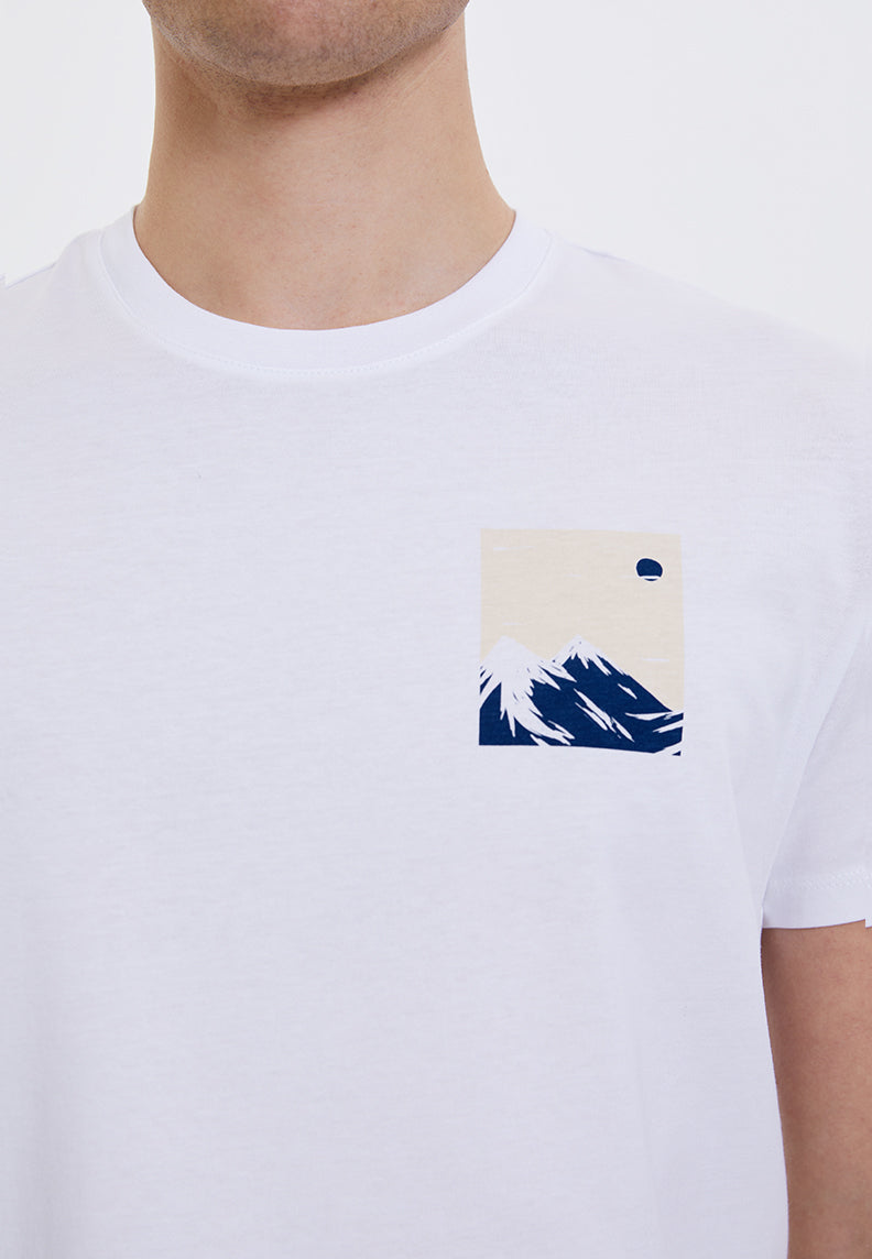 WMWINTER MOON TEE in White - T-Shirt - Westmark London EU(TR) Store Organik Pamuklu Sürdürülebilir Moda