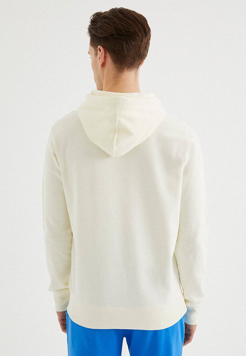 CORE HOODIE w/POCKET in Vanilla Ice - Sweatshirt - Westmark London EU(TR) Store Organik Pamuklu Sürdürülebilir Moda