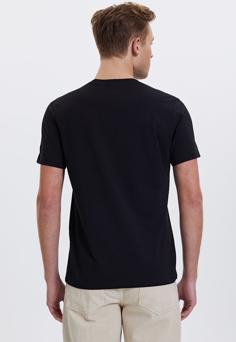 WMLINE MOUNTAIN TEE in Black - T-Shirt - Westmark London EU(TR) Store Organik Pamuklu Sürdürülebilir Moda