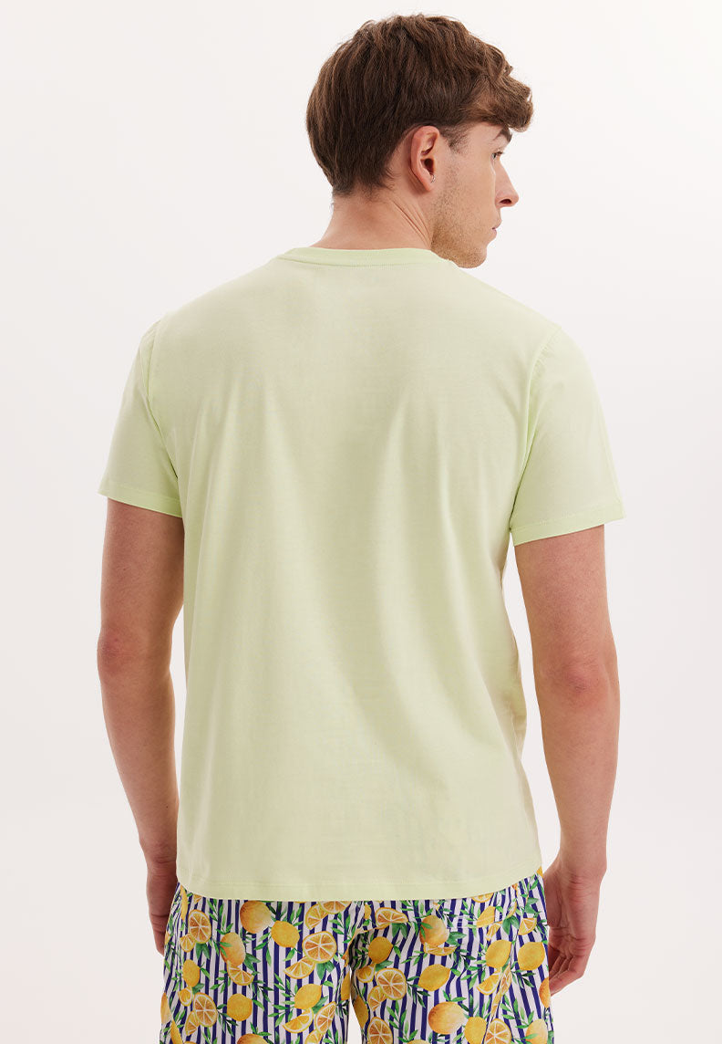 WMCOCKTAIL MOJITO TEE in Butterfly - T-Shirt - Westmark London EU(TR) Store Organik Pamuklu Sürdürülebilir Moda
