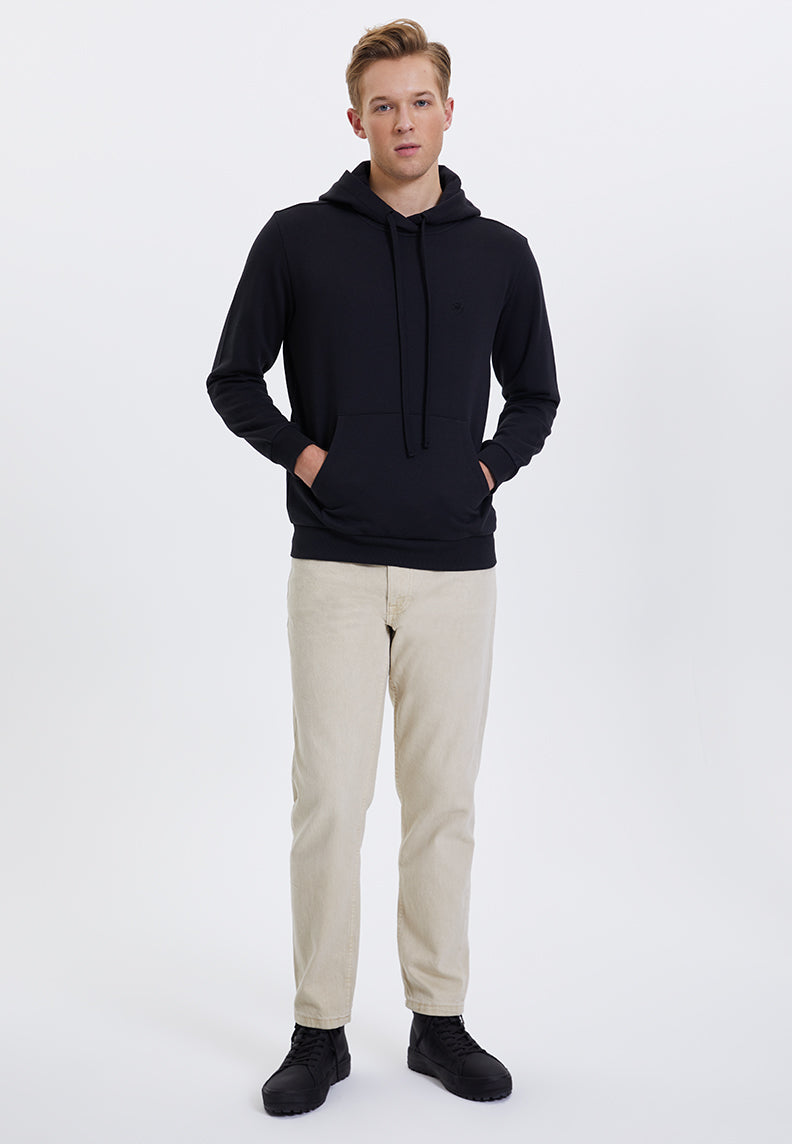 CORE HOODIE w/POCKET in Black - Sweatshirt - Westmark London EU(TR) Store Organik Pamuklu Sürdürülebilir Moda