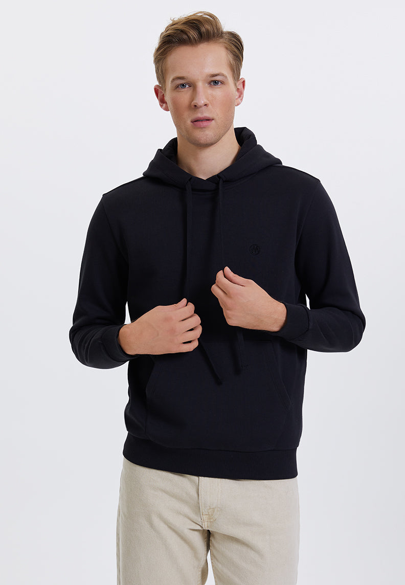 CORE HOODIE w/POCKET in Black - Sweatshirt - Westmark London EU(TR) Store Organik Pamuklu Sürdürülebilir Moda