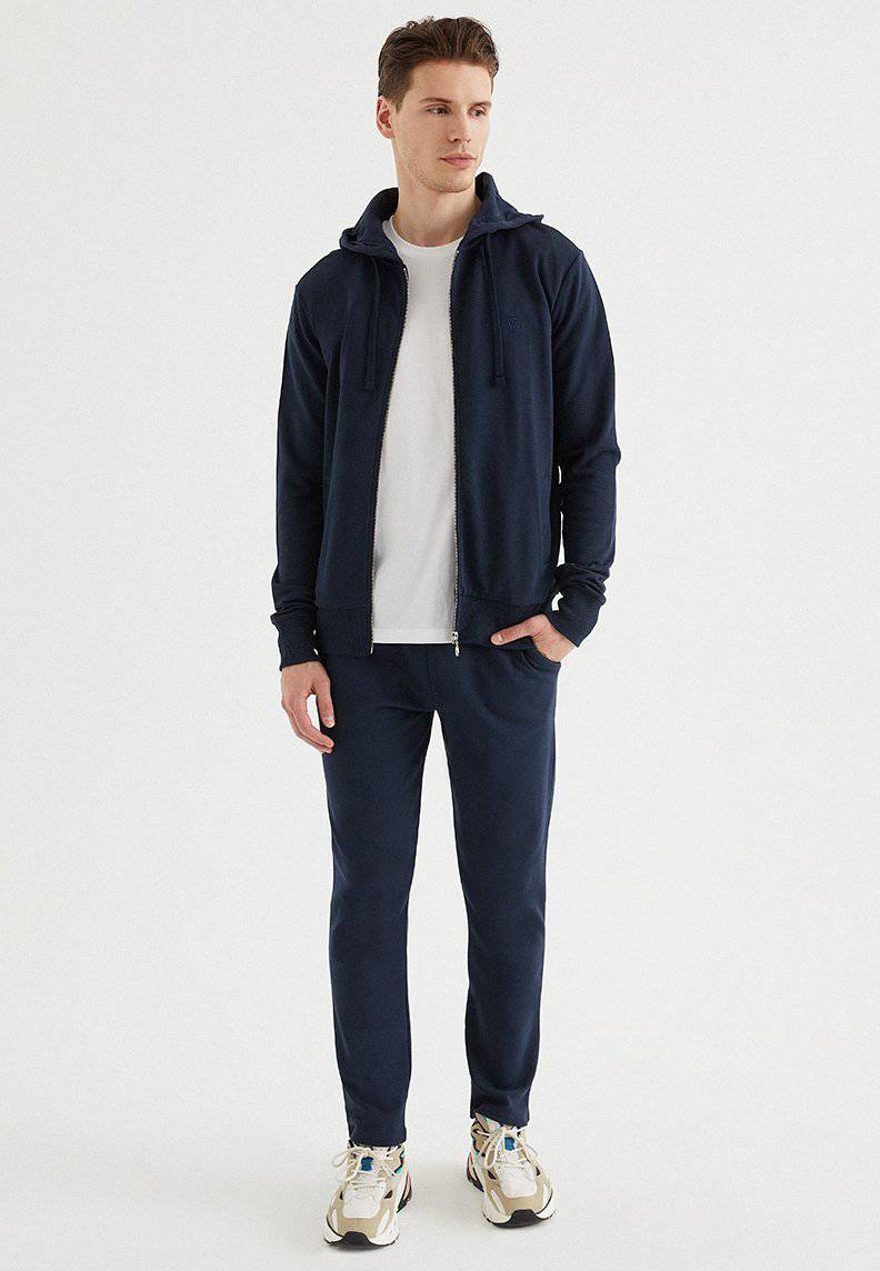CORE ZIP HOODIE in Total Eclipse - Sweatshirt - Westmark London EU(TR) Store Organik Pamuklu Sürdürülebilir Moda