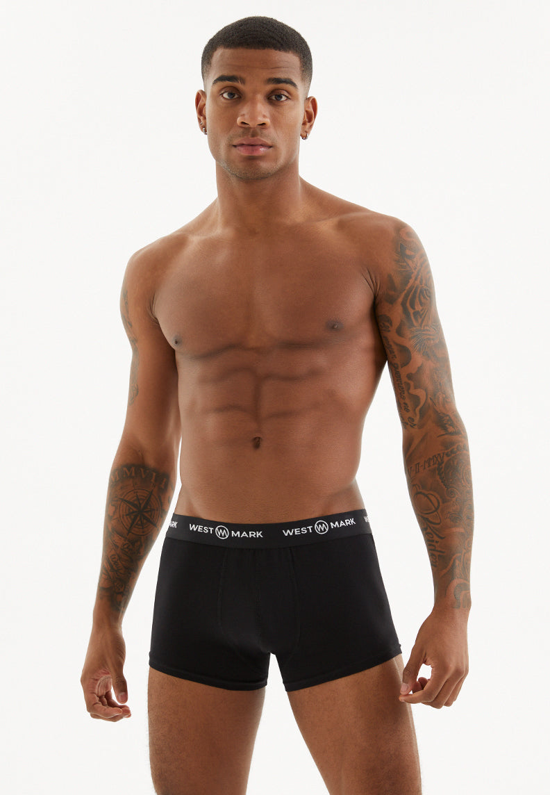 3'lü Yeşil Siyah Desenli Erkek Boxer Seti OSCAR WMBOTANIC - Underwear - Westmark London EU(TR) Store Organik Pamuklu Sürdürülebilir Moda
