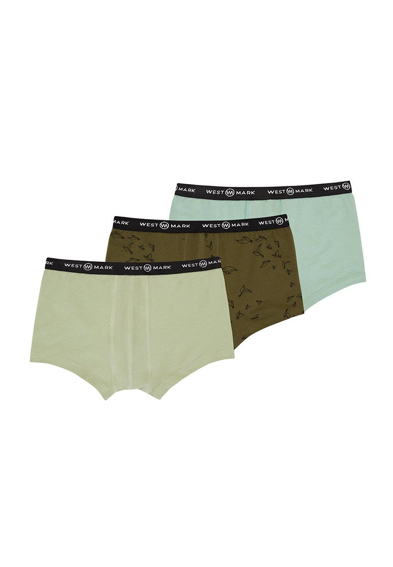 BIRD TRUNK 3-PACK - Underwear - Westmark London EU(TR) Store Organik Pamuklu Sürdürülebilir Moda
