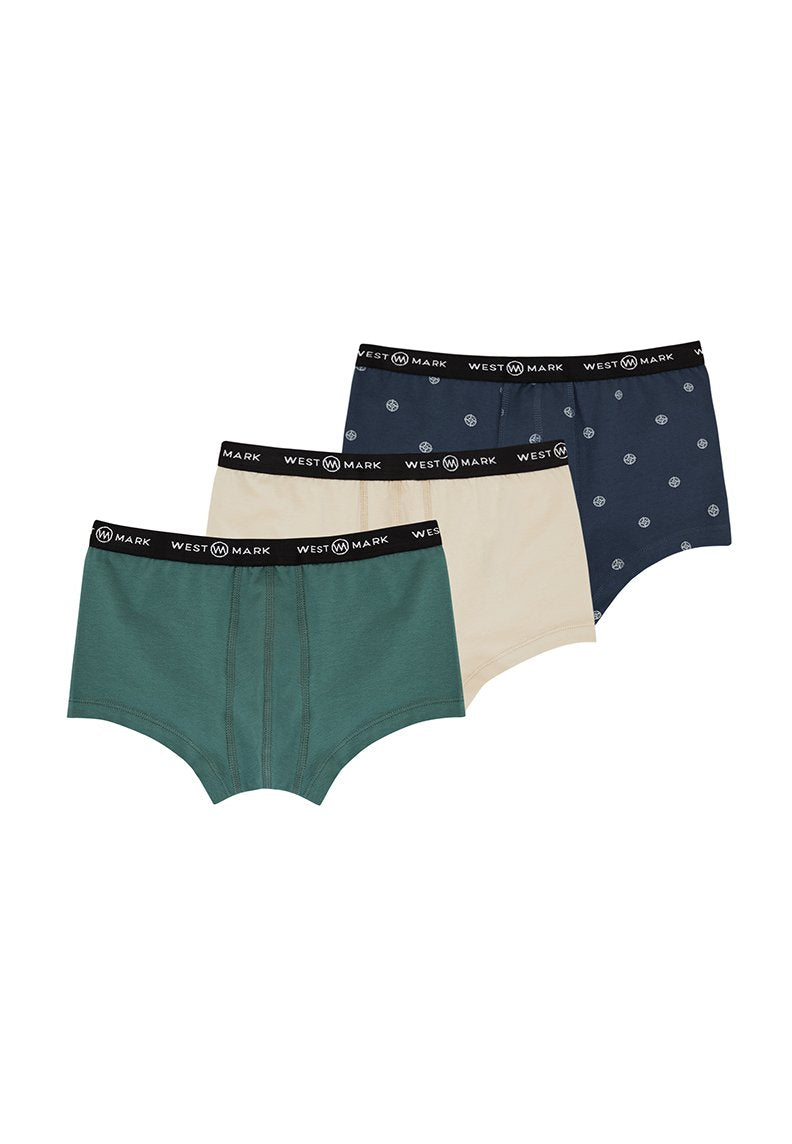 COMPASS TRUNK 3-PACK - Underwear - Westmark London EU(TR) Store Organik Pamuklu Sürdürülebilir Moda