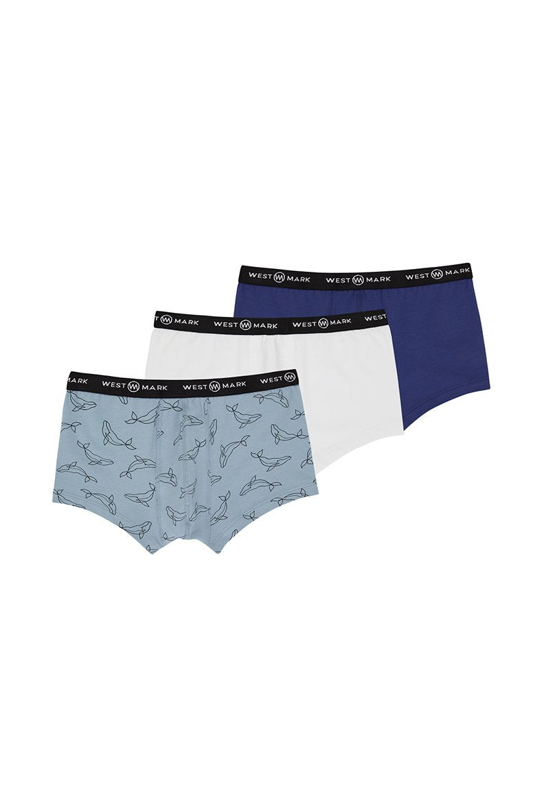 DOLPHIN TRUNK 3-PACK - Underwear - Westmark London EU(TR) Store Organik Pamuklu Sürdürülebilir Moda
