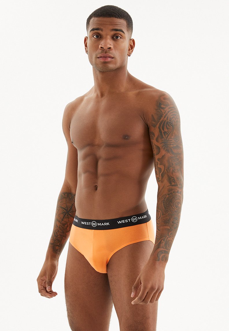 ORANGE BRIEF 3-PACK - Underwear - Westmark London EU(TR) Store Organik Pamuklu Sürdürülebilir Moda