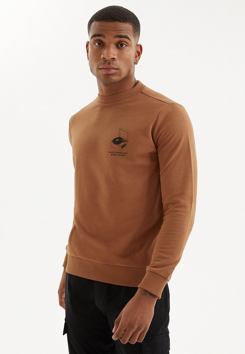 RECORD SWEAT - Sweatshirt - Westmark London EU(TR) Store Organik Pamuklu Sürdürülebilir Moda