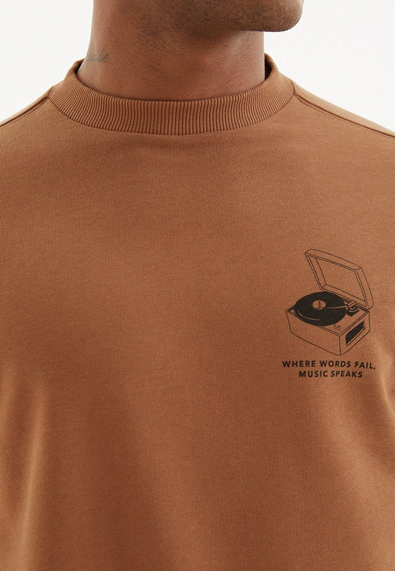 RECORD SWEAT - Sweatshirt - Westmark London EU(TR) Store Organik Pamuklu Sürdürülebilir Moda