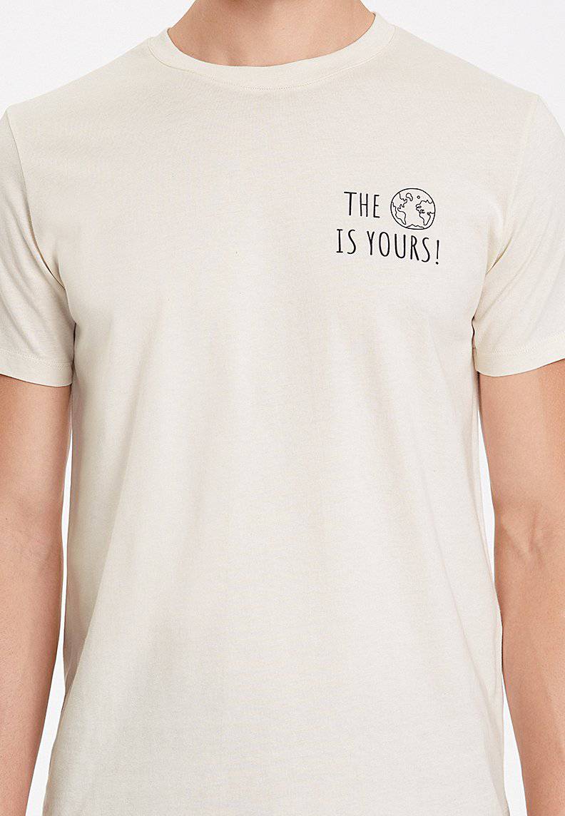 RAW COTTON WORLD TEE - T-Shirt - Westmark London EU(TR) Store Organik Pamuklu Sürdürülebilir Moda