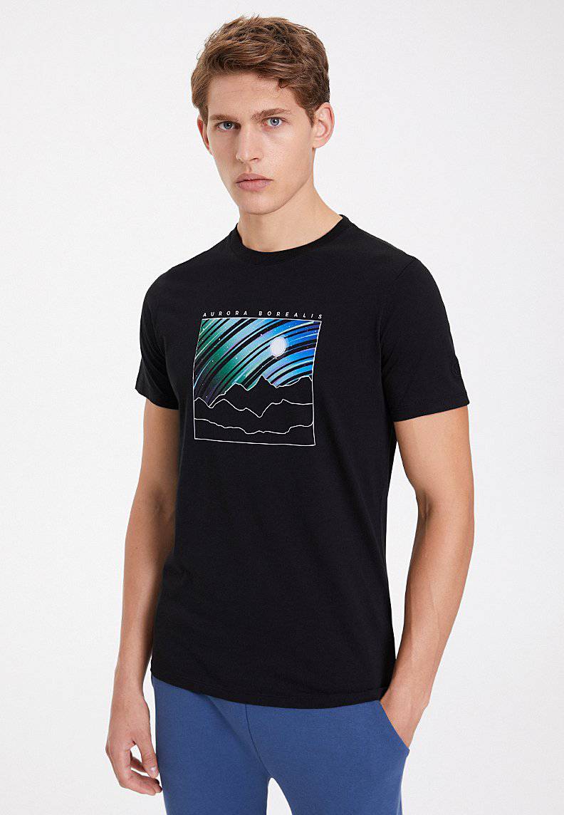 AURORA BOREALIS TEE - T-Shirt - Westmark London EU(TR) Store Organik Pamuklu Sürdürülebilir Moda