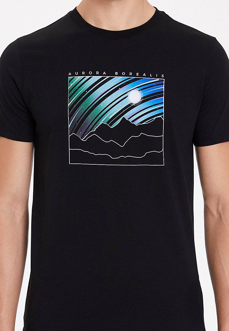 AURORA BOREALIS TEE - T-Shirt - Westmark London EU(TR) Store Organik Pamuklu Sürdürülebilir Moda