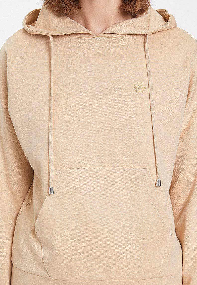 ESSENTIALS RELAXED HOODIE in Semolina - Sweatshirt - Westmark London EU(TR) Store Organik Pamuklu Sürdürülebilir Moda