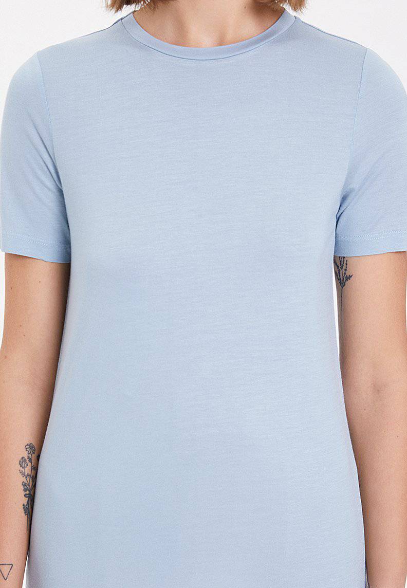 ESSENTIALS CREW NECK LOOSE TEE in Dusty Blue - T-Shirt - Westmark London EU(TR) Store Organik Pamuklu Sürdürülebilir Moda