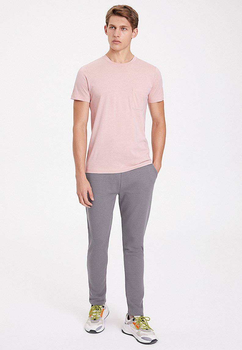 ESSENTIALS TEE W/POCKET in Misty Rose - T-Shirt - Westmark London EU(TR) Store Organik Pamuklu Sürdürülebilir Moda