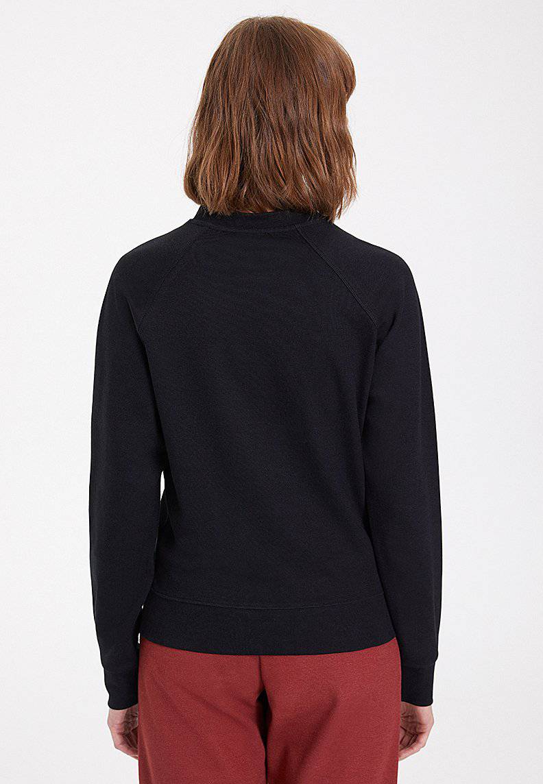 ESSENTIALS REGLAN SLEEVE SWEAT in Black - Sweatshirt - Westmark London EU(TR) Store Organik Pamuklu Sürdürülebilir Moda