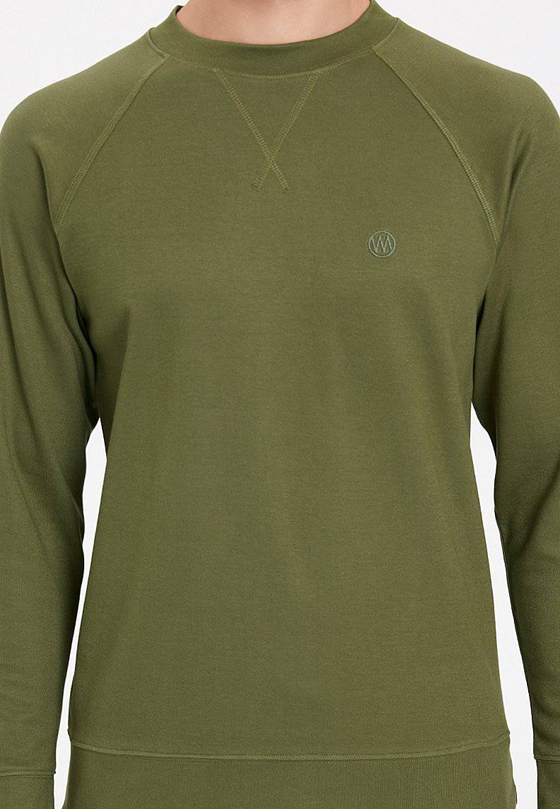 ESSENTIALS REGLAN SLEEVE SWEAT in Capulet Olive - Sweatshirt - Westmark London EU(TR) Store Organik Pamuklu Sürdürülebilir Moda