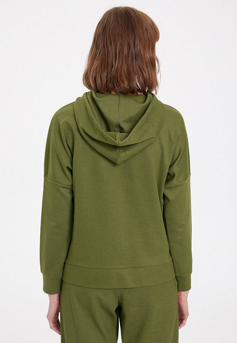 ESSENTIALS RELAXED HOODIE in Capulet Olive - Sweatshirt - Westmark London EU(TR) Store Organik Pamuklu Sürdürülebilir Moda