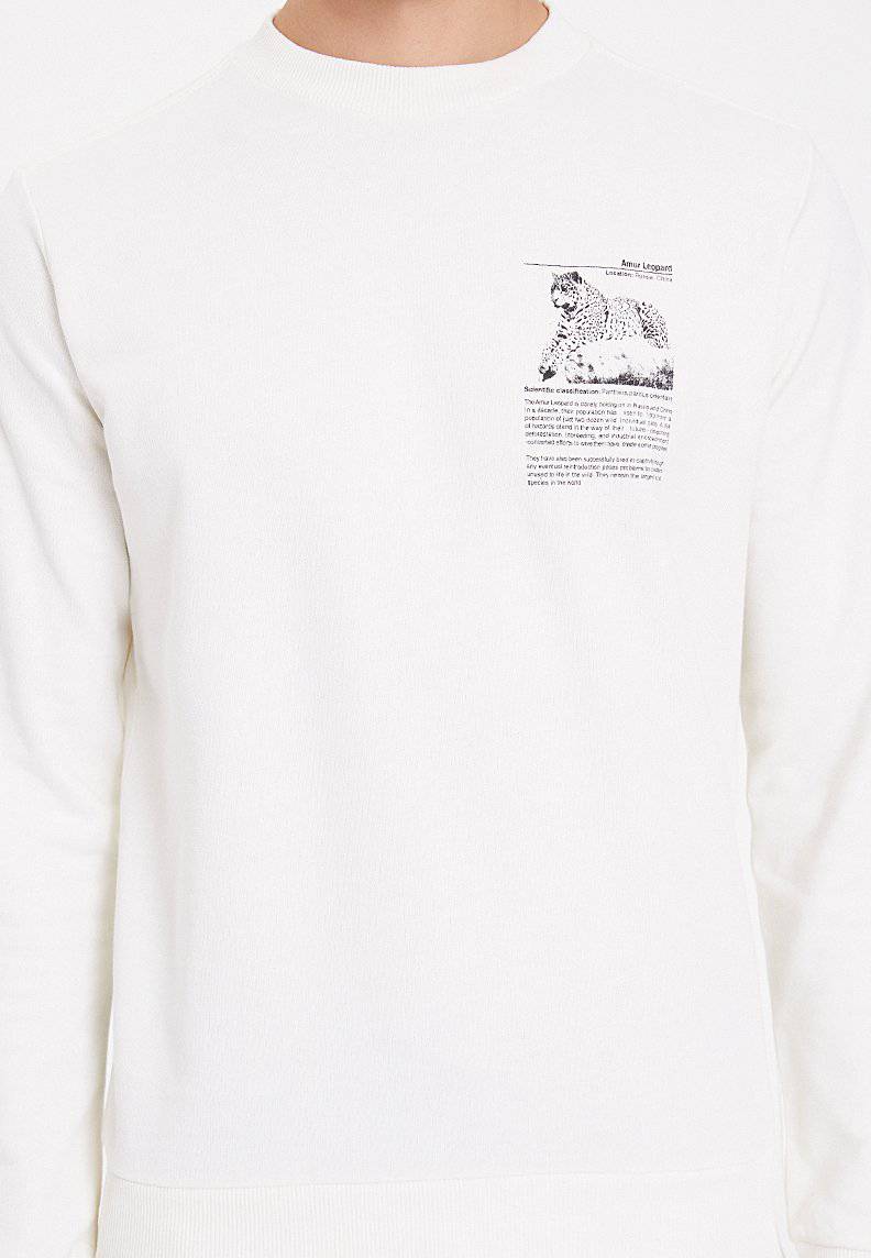 AMUR LEOPARD SWEAT - Sweatshirt - Westmark London EU(TR) Store Organik Pamuklu Sürdürülebilir Moda