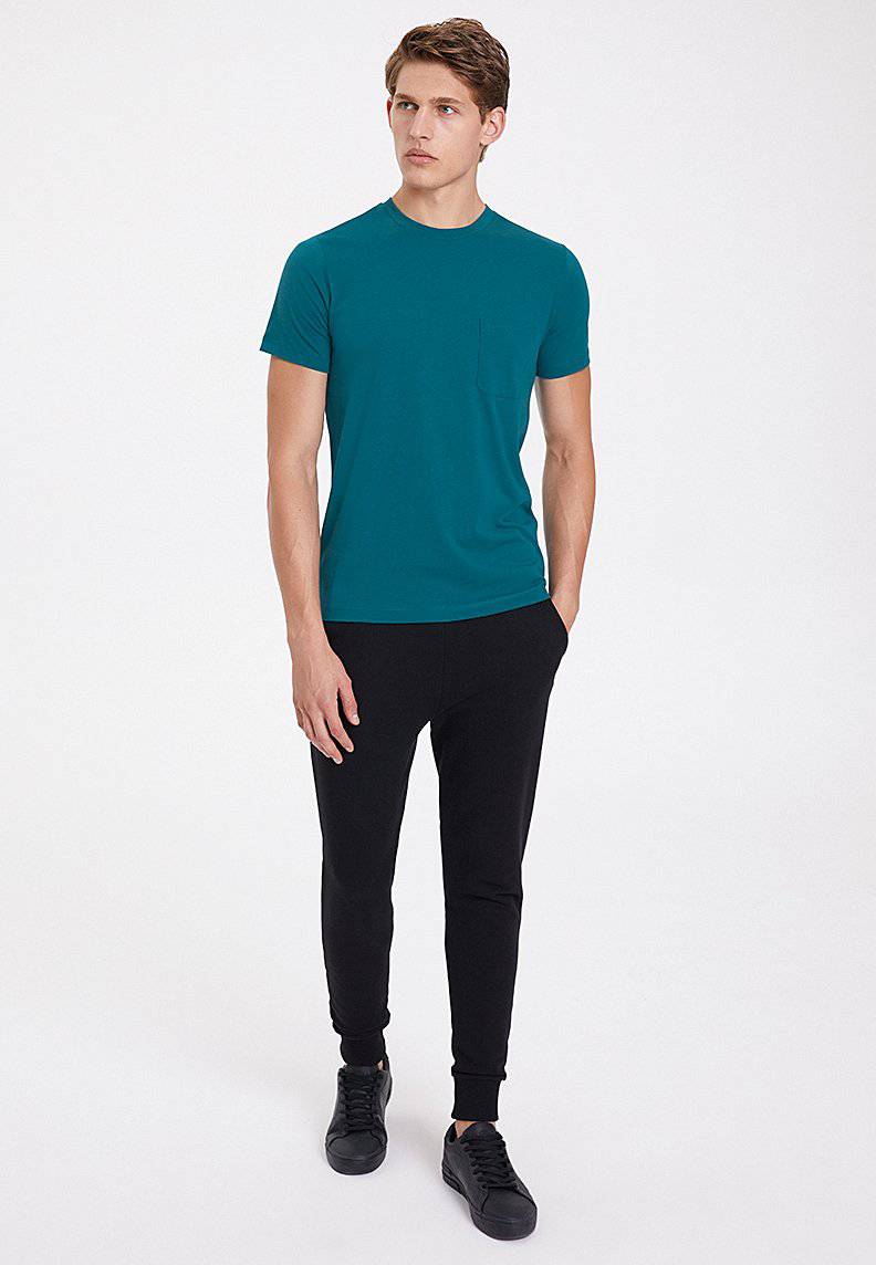 ESSENTIALS TEE W/POCKET in Blue Coral - T-Shirt - Westmark London EU(TR) Store Organik Pamuklu Sürdürülebilir Moda