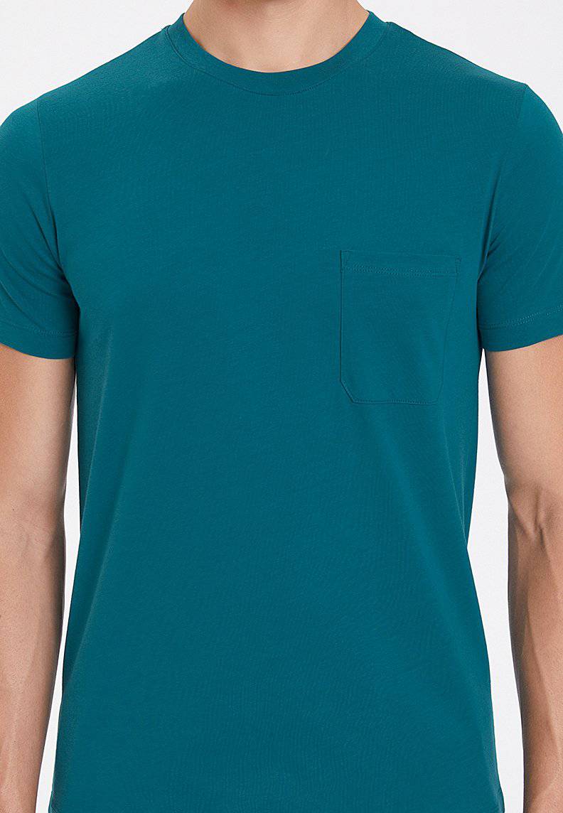 ESSENTIALS TEE W/POCKET in Blue Coral - T-Shirt - Westmark London EU(TR) Store Organik Pamuklu Sürdürülebilir Moda