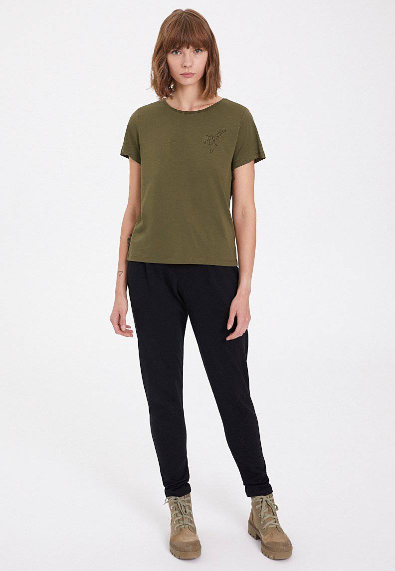 WINTER DEER TEE - T-Shirt - Westmark London EU(TR) Store Organik Pamuklu Sürdürülebilir Moda