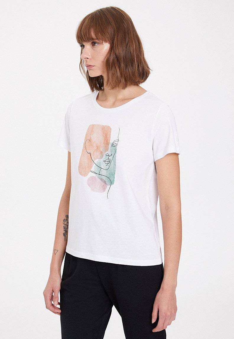 WATERCOLOUR PORTRAIT TEE - T-Shirt - Westmark London EU(TR) Store Organik Pamuklu Sürdürülebilir Moda