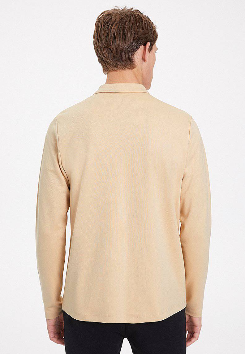 ESSENTIALS OVERSHIRT in Semolina - Overshirt - Westmark London EU(TR) Store Organik Pamuklu Sürdürülebilir Moda