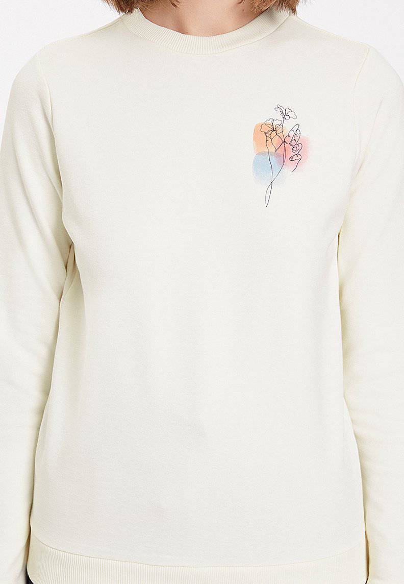 WATERCOLOUR HAND SWEAT - Sweatshirt - Westmark London EU(TR) Store Organik Pamuklu Sürdürülebilir Moda
