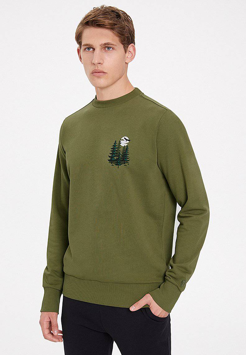 PINE SWEAT - Sweatshirt - Westmark London EU(TR) Store Organik Pamuklu Sürdürülebilir Moda