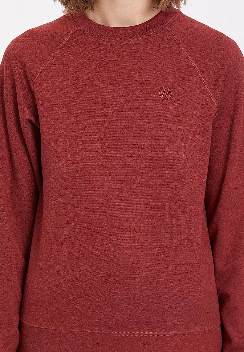 ESSENTIALS REGLAN SLEEVE SWEAT in Spiced Apple - Sweatshirt - Westmark London EU(TR) Store Organik Pamuklu Sürdürülebilir Moda