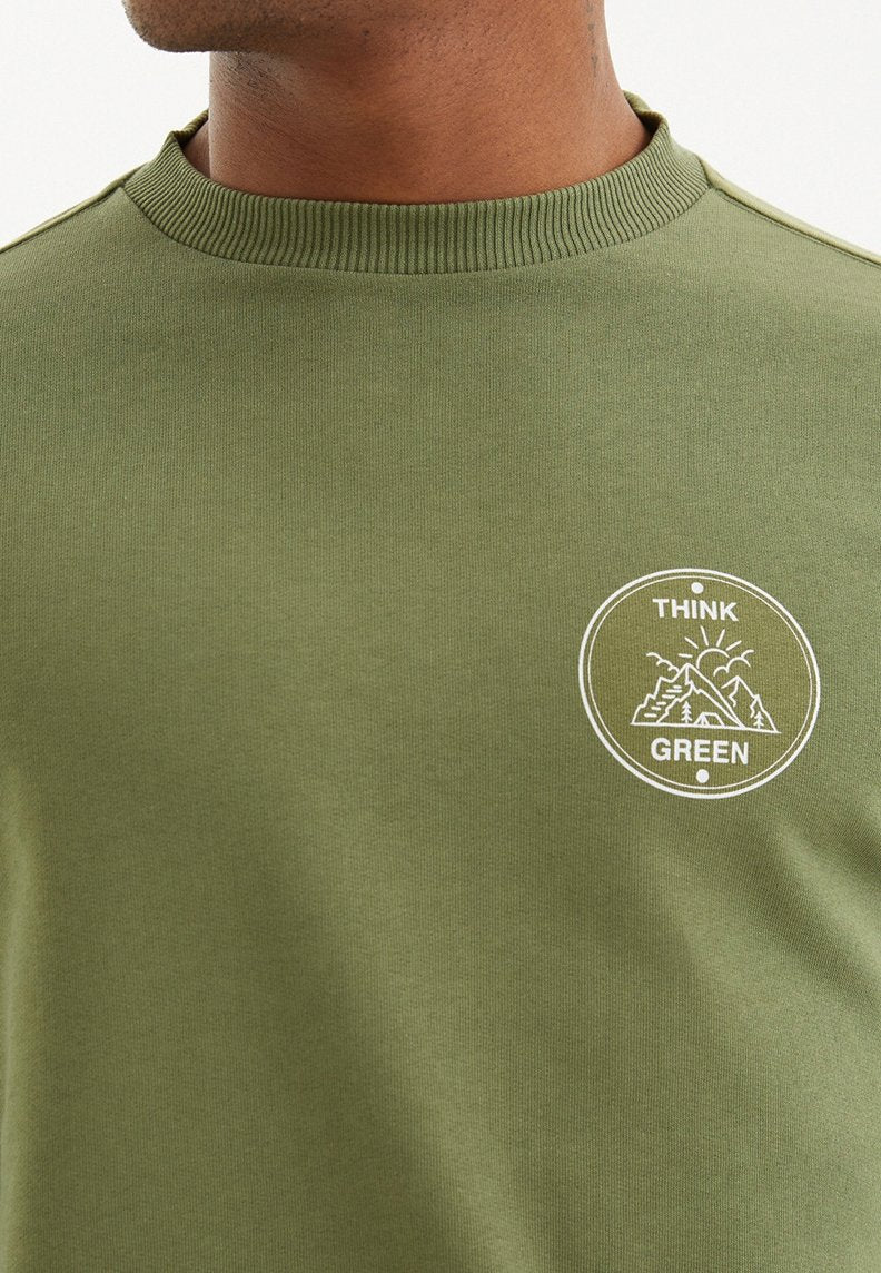 GREEN SWEAT - Sweatshirt - Westmark London EU(TR) Store Organik Pamuklu Sürdürülebilir Moda